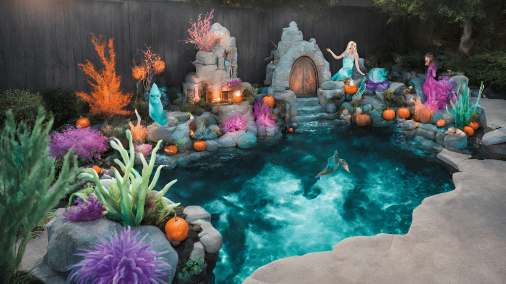 Transform Your Pool into an Enchanting Mermaid Lagoon for Halloween